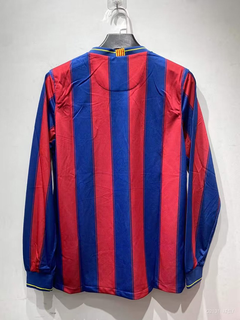 Barcelona 09/10 Home Long Sleeve Football Shirt
