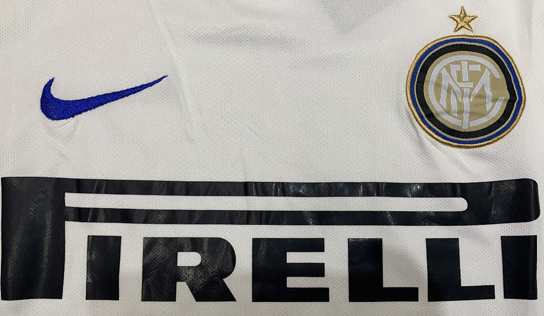Inter Milan 10/11 Away White Football Shirt