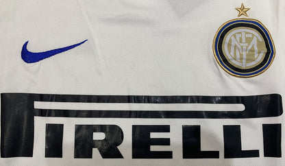 Inter Milan 10/11 Away White Football Shirt