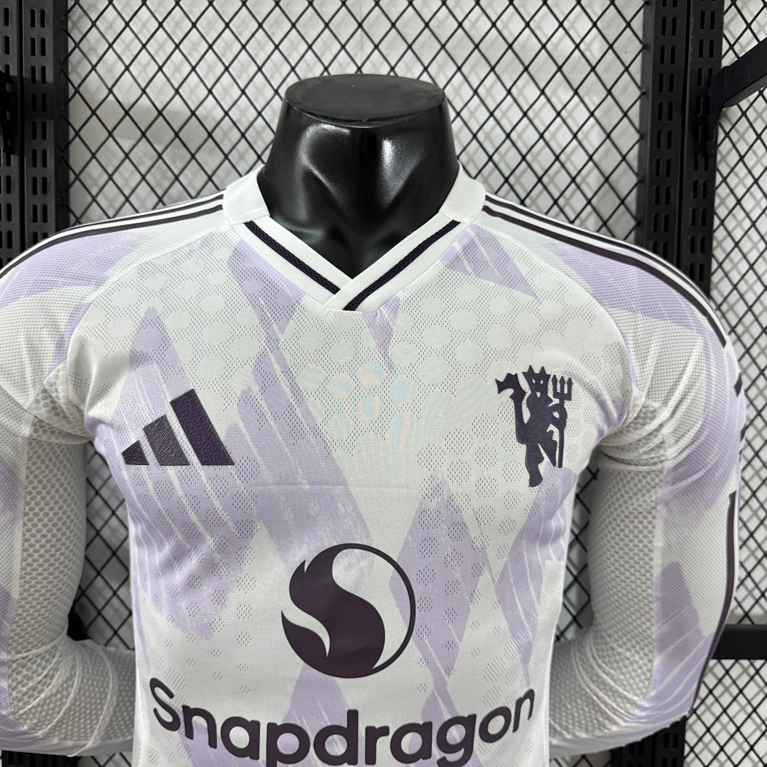 Manchester United 25/26 Away Long Sleeve Football Shirt
