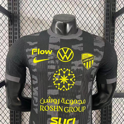 Al Ittihad 25/26 Black/Grey Football Shirt