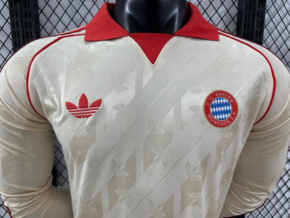 Retro Bayern Munich 24/25 Long Sleeve Football Shirt