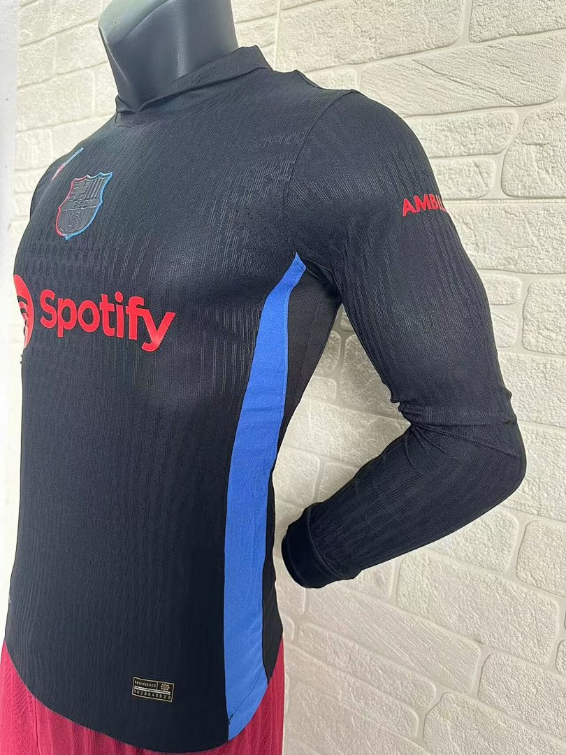 Barcelona 24/25 Away Long Sleeve Football Shirt