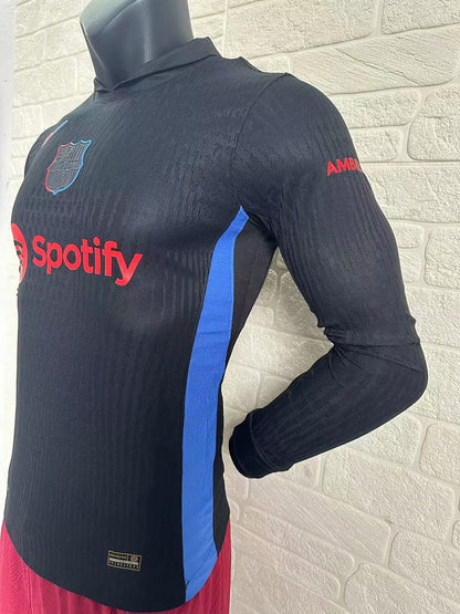 Barcelona 24/25 Away Long Sleeve Football Shirt