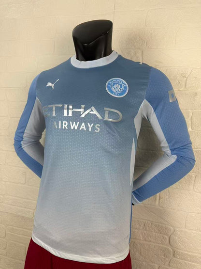 Manchester City 26/27 Home Long Sleeve Player Version Football Shirt