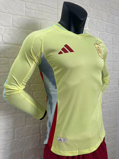 Spain 24/25 Away Long Sleeve Football Shirt