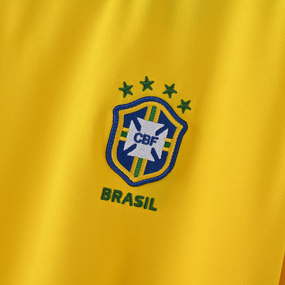 Brazil 1998 Home Long Sleeve Football Shirt