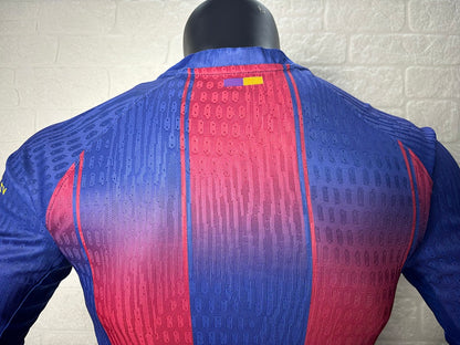Barcelona 25/26 Home Long Sleeve Football Shirt