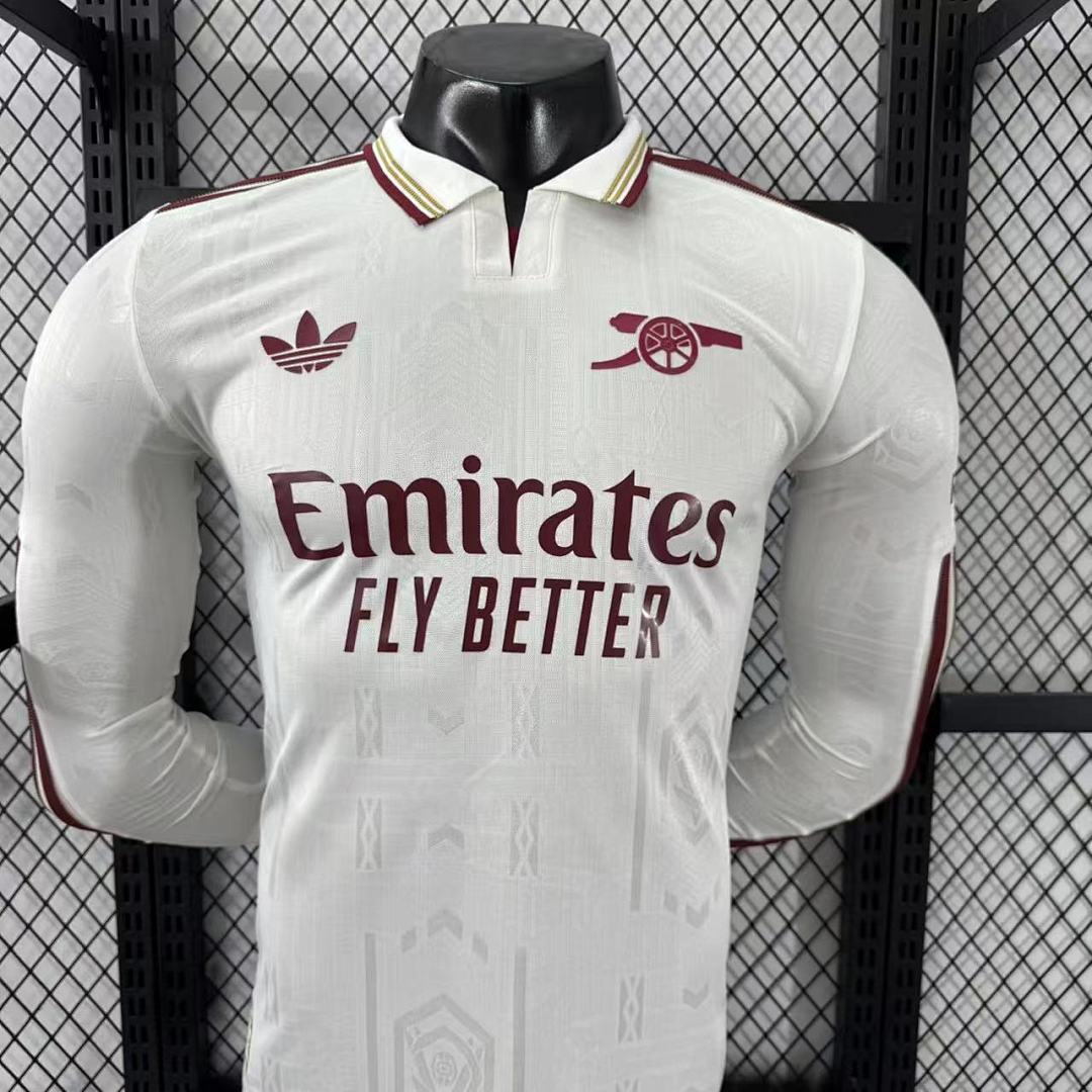 Arsenal 25/26 Away Long Sleeve Football Shirt