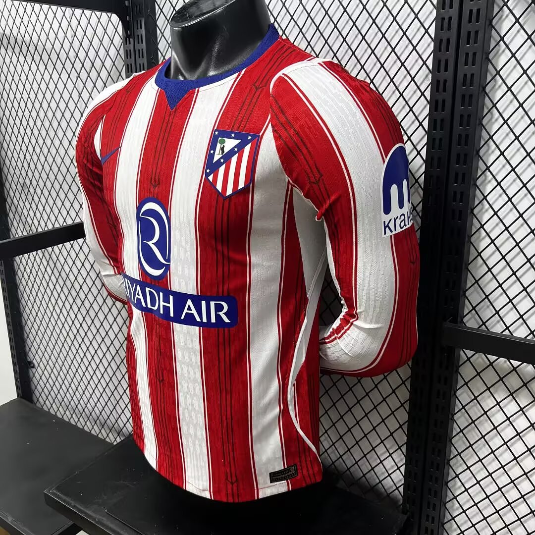 Atlético Madrid 26/27 Home Long Sleeve Football Shirt