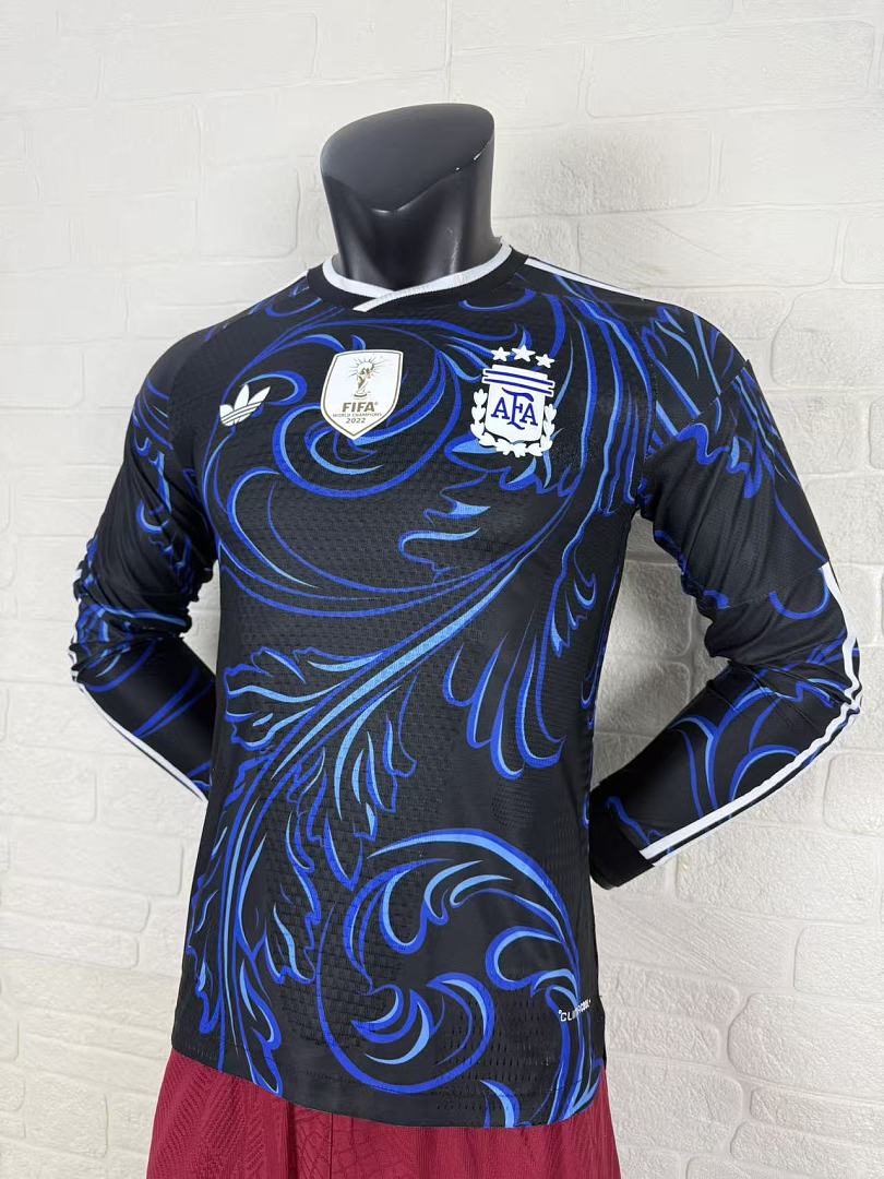 Argentina 26/27 Away Long Sleeve Player Version Football Shirt