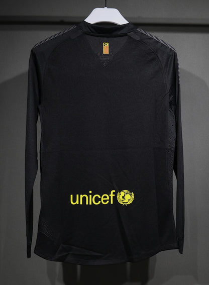 Barcelona 11/12 Away Player Version Long Sleeve Football Shirt