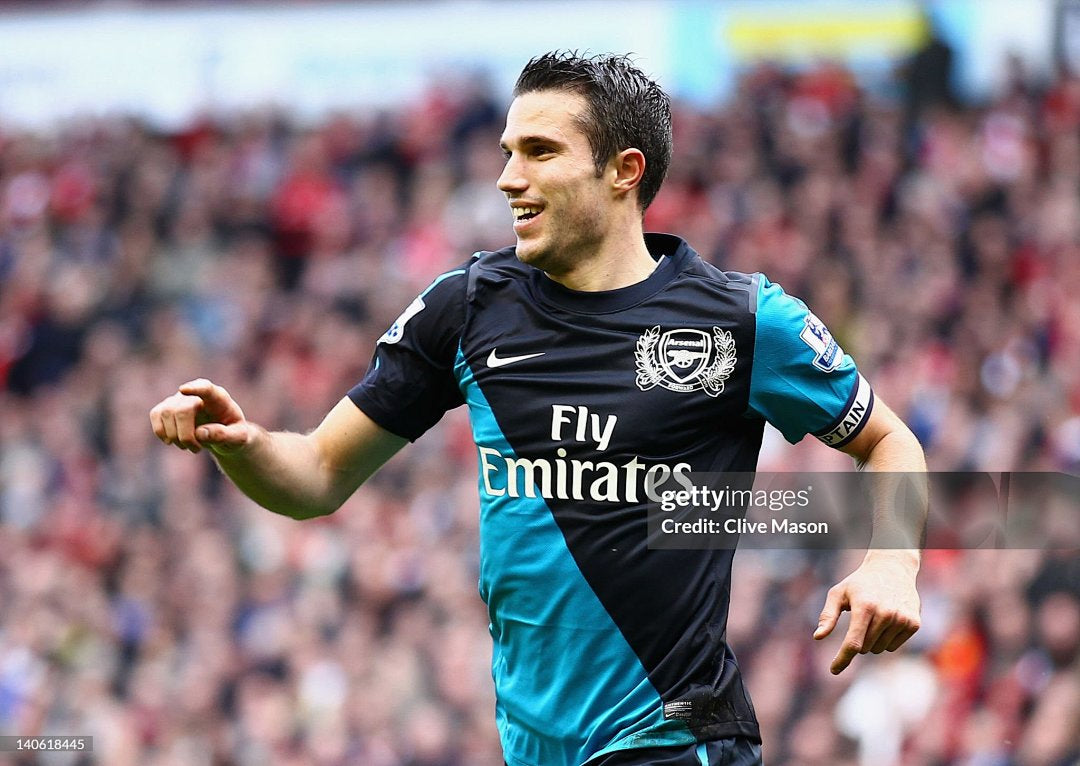 Arsenal 11/12 Away Player Version Long Sleeve Football Shirt