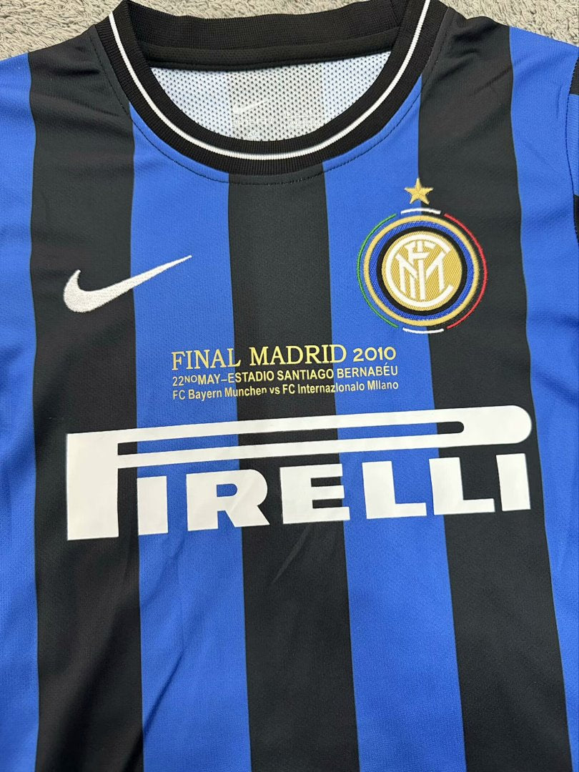 Kids Retro Inter Milan 2010 Home Football Shirt
