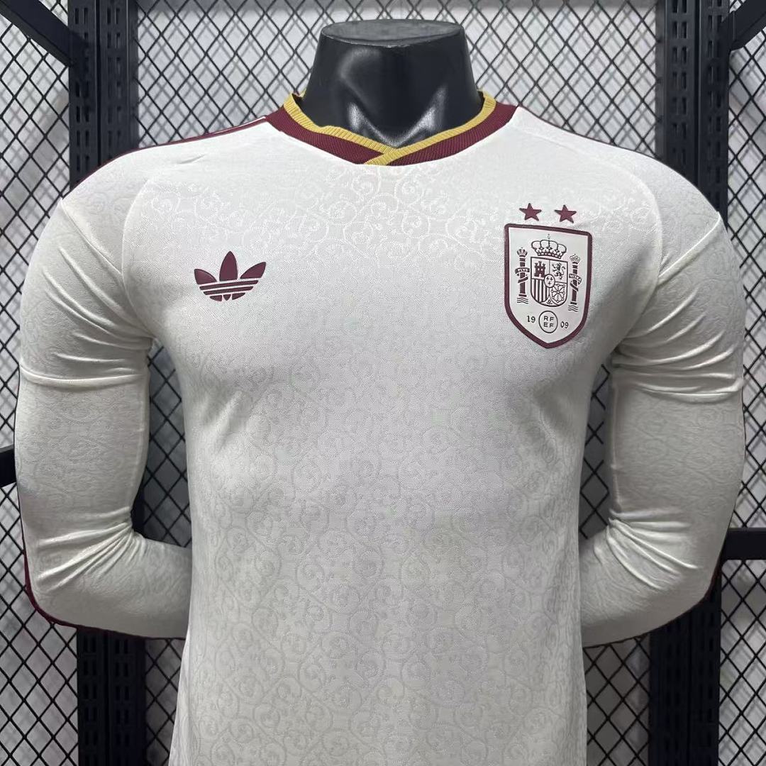 Spain 2026 Away Long Sleeve Football Shirt