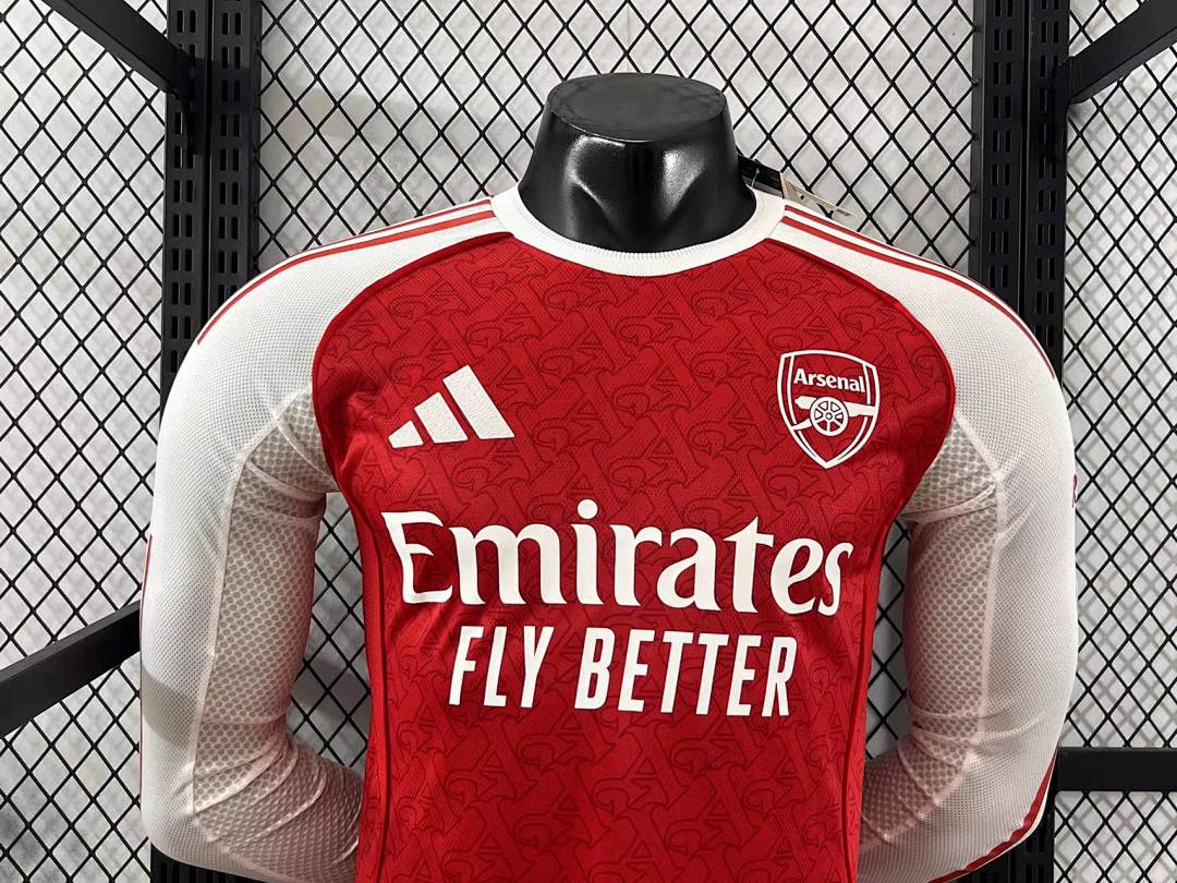 Arsenal 25/26 Home Long Sleeve Football Shirt