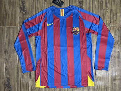 Barcelona 05/06 Long Sleeve Football Shirt