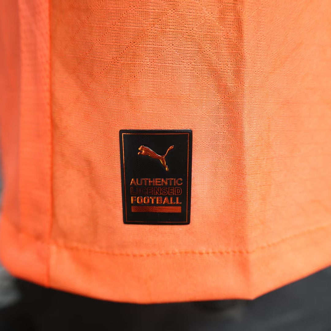 Manchester City 25/26 Orange Football Shirt