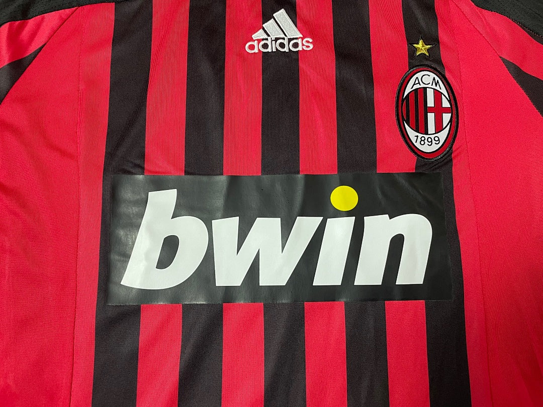 AC Milan 07/08 Home Long Sleeve Football Shirt