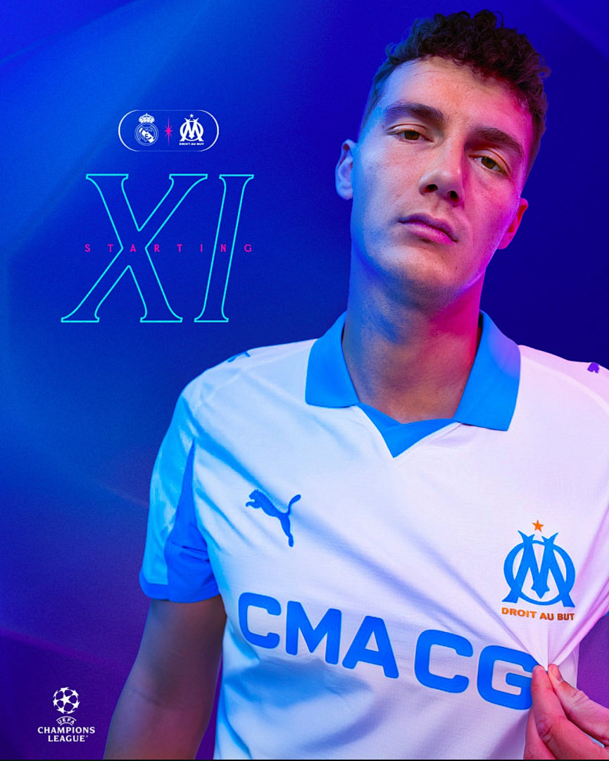 Marseille 25/26 Away Player Version Football Shirt