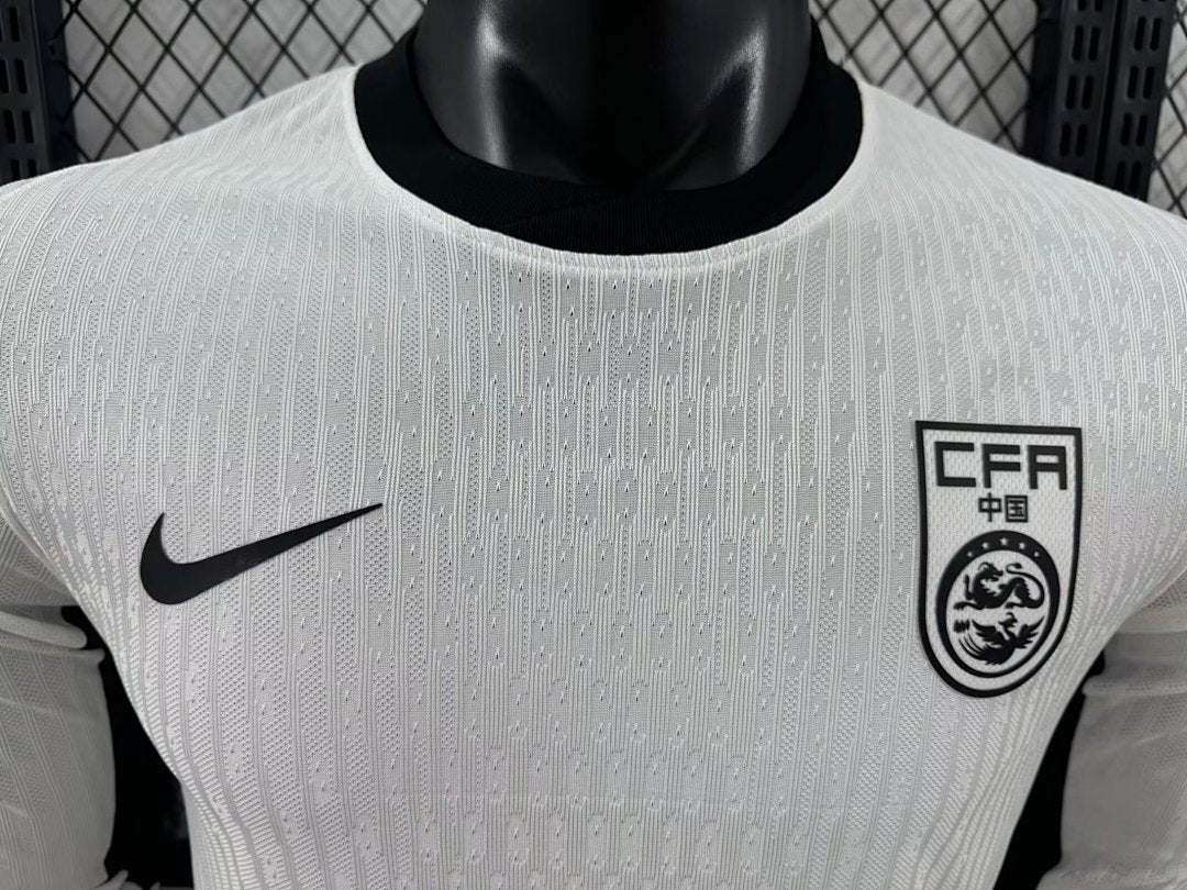 China 2024 Away Long Sleeve Football Shirt