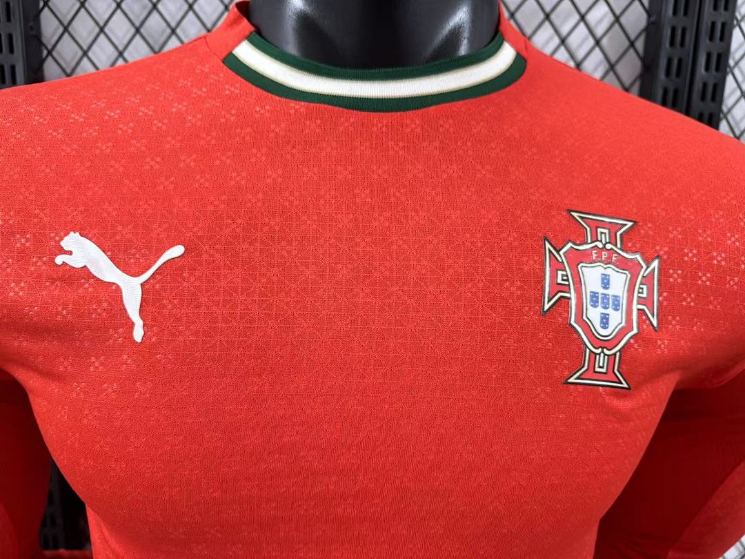 Portugal 25/26 Home Long Sleeve Football Shirt