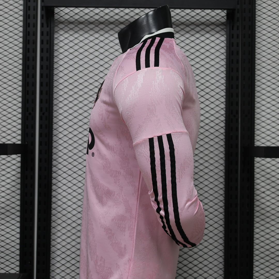 Juventus 26/27 Away Pink Long Sleeve Football Shirt