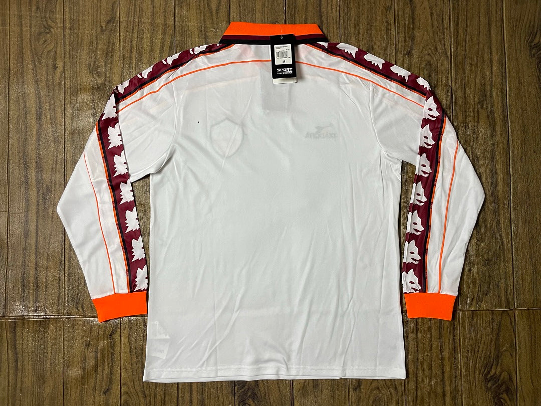 Roma 98/99 Away Long Sleeve Football Shirt
