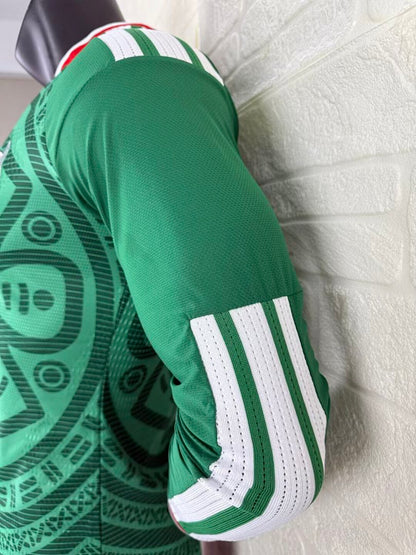 Mexico 26/27 Home Long Sleeve Player Version Football Shirt