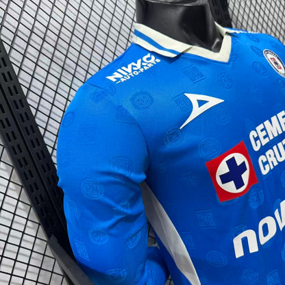 Cruz Azul 26/27 Home Long Sleeve Football Shirt