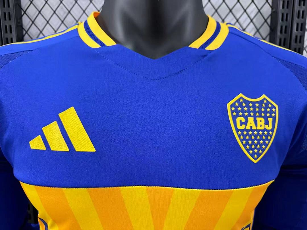 Boca Juniors 24/25 Home Long Sleeve Football Shirt