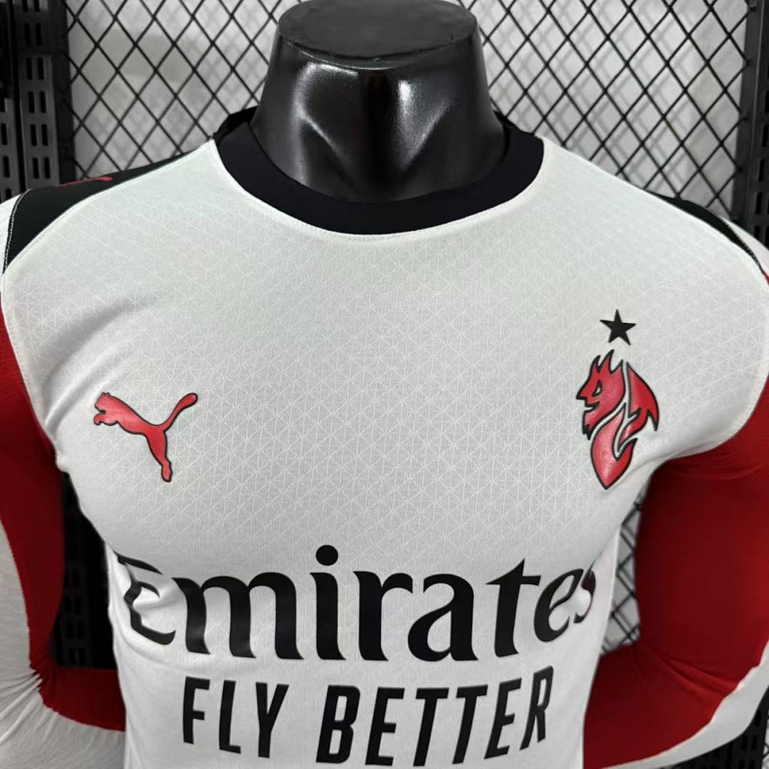 AC Milan 25/26 Away Long Sleeve Football Shirt