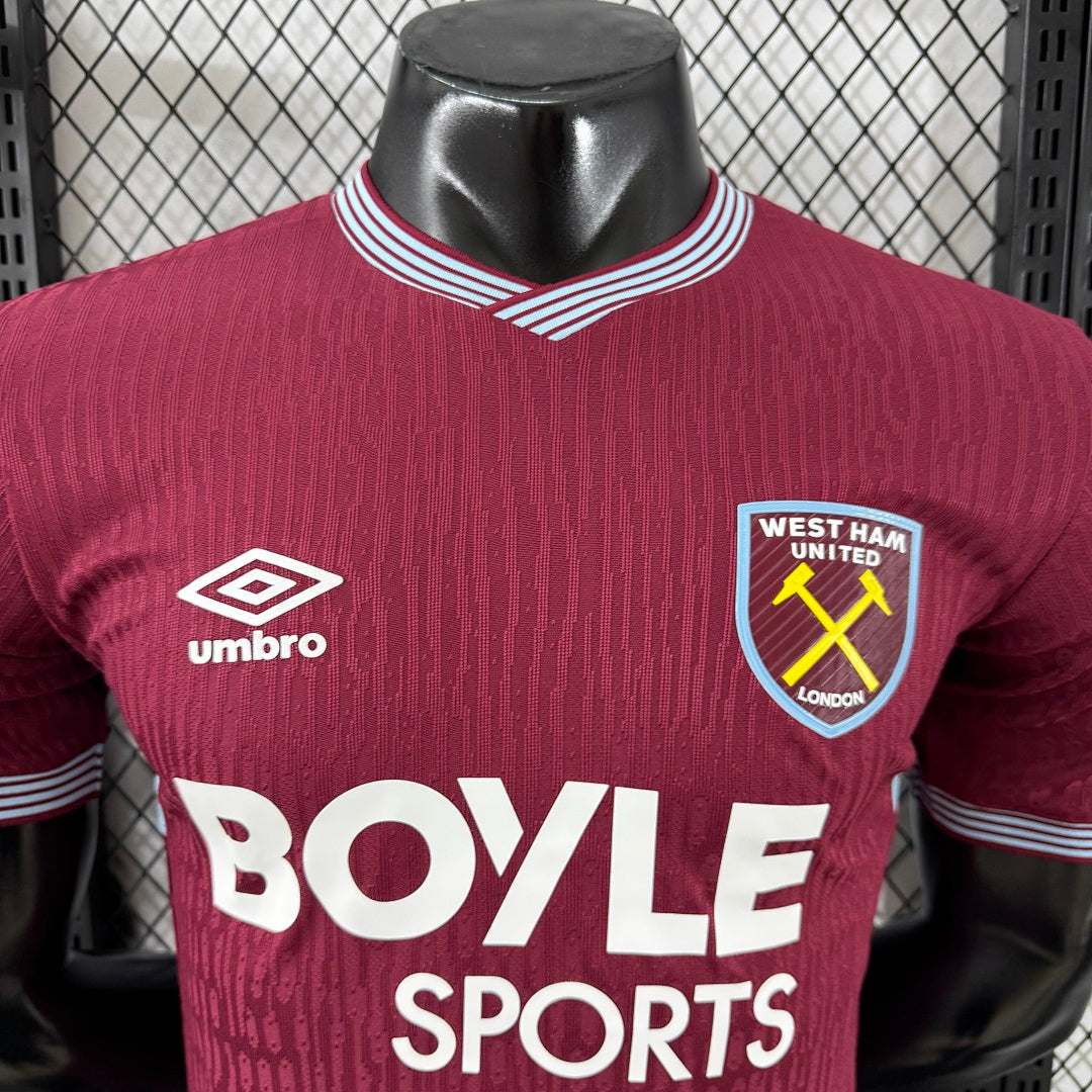 West Ham United 25/26 Home Football Shirt