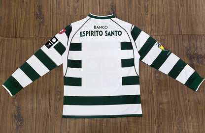 Sporting CP 01/03 Home Long Sleeve Football Shirt
