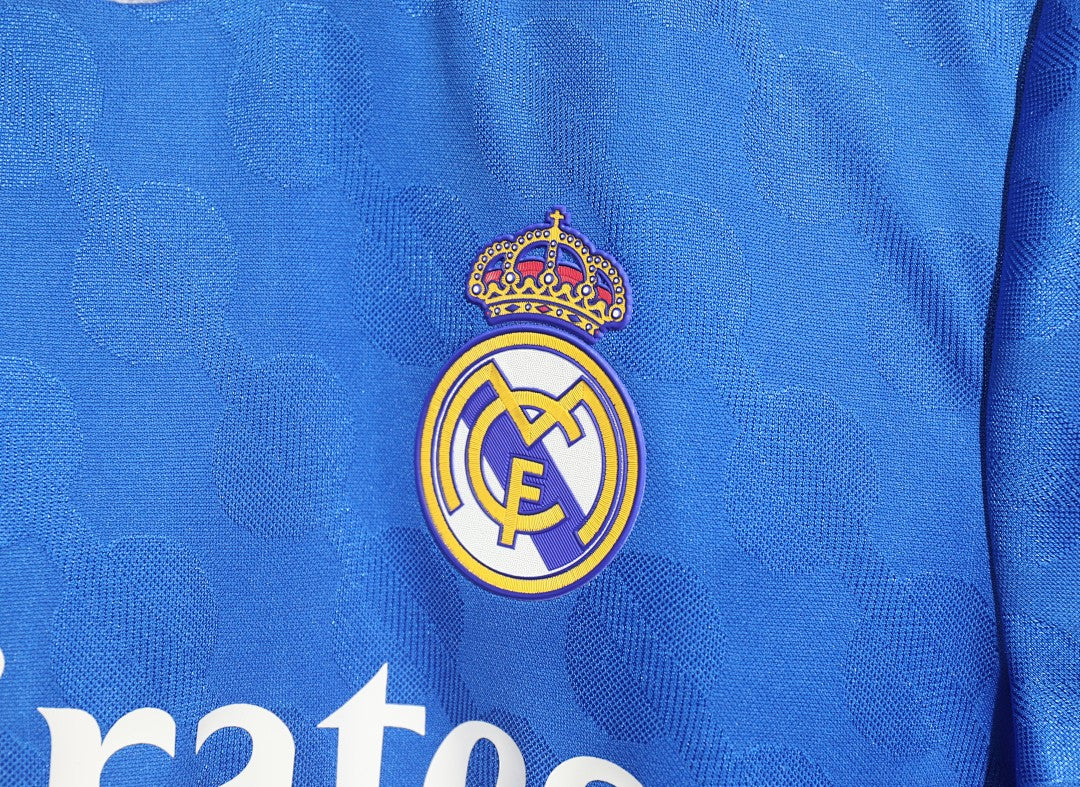 Real Madrid 25/26 Away Player Version Long Sleeve Football Shirt