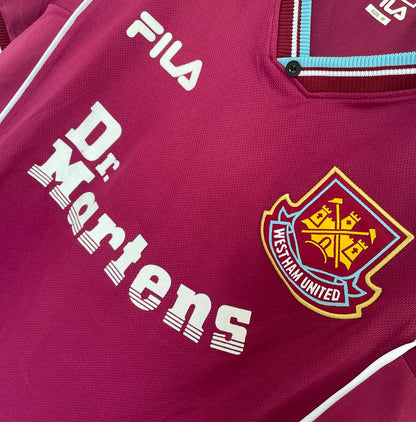 West Ham United 99/01 Home Football Shirt