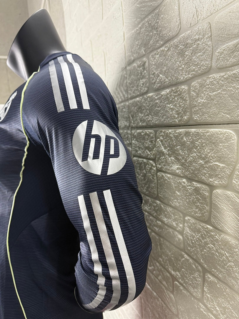 Real Madrid 25/26 Away Long Sleeve Football Shirt