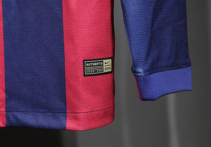 Barcelona 14/15 Player Version Long Sleeve Football Shirt