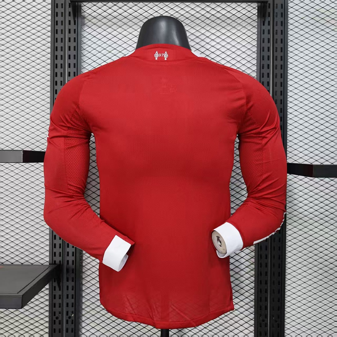 Liverpool 25/26 Home Long Sleeve Football Shirt