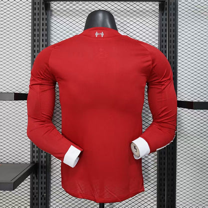 Liverpool 25/26 Home Long Sleeve Football Shirt