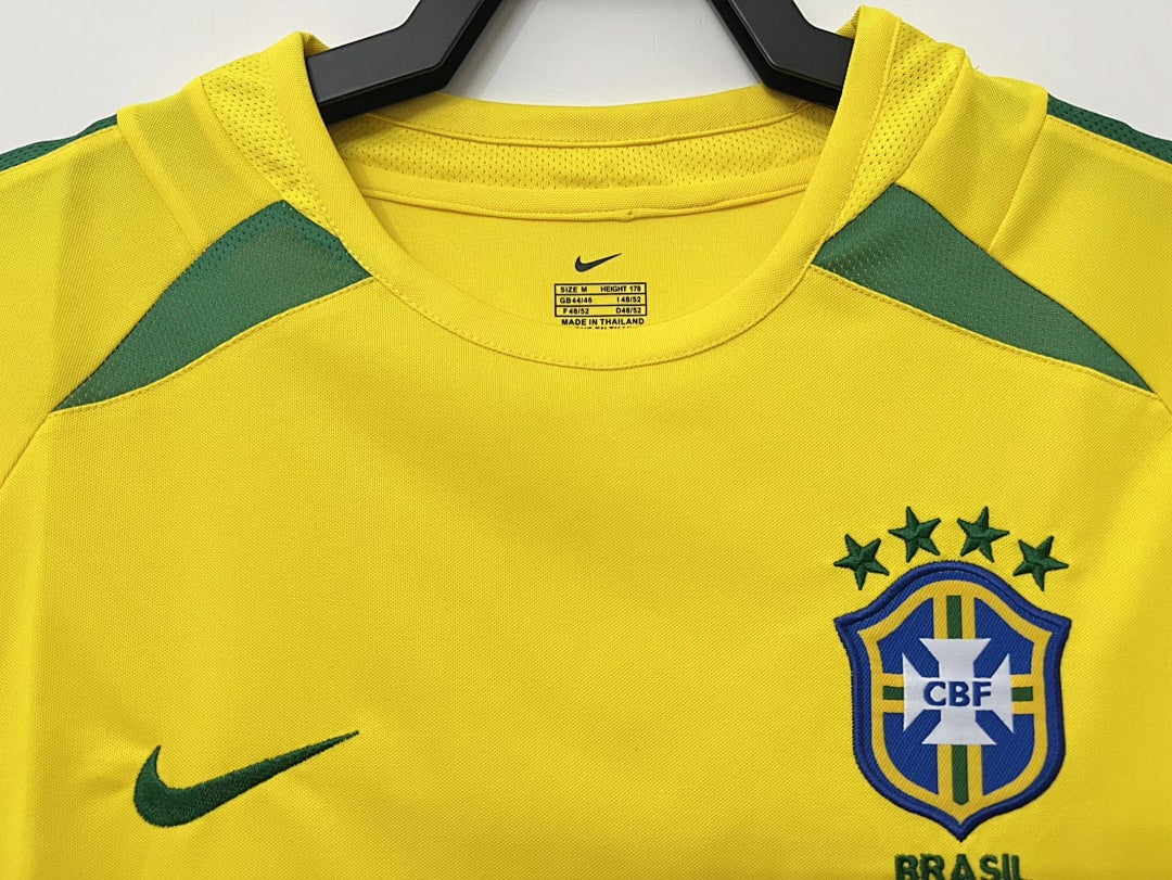 Brazil 2002 Home Football Shirt