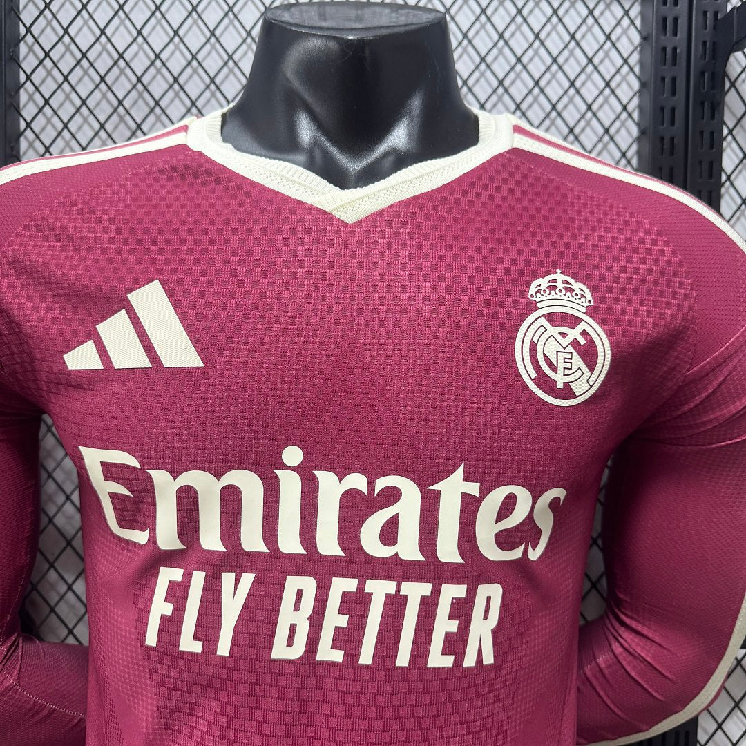 Real Madrid 26/27 Away Long Sleeve Football Shirt