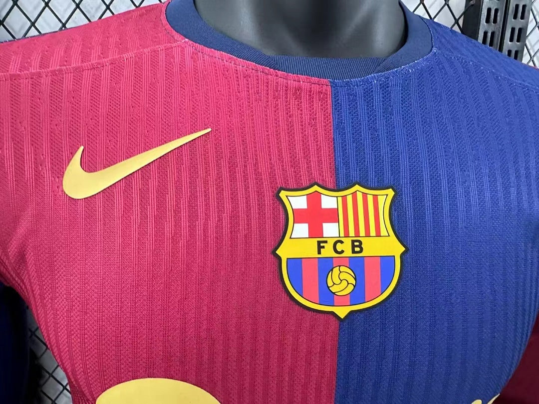 Barcelona 24/25 Home Long Sleeve Football Shirt