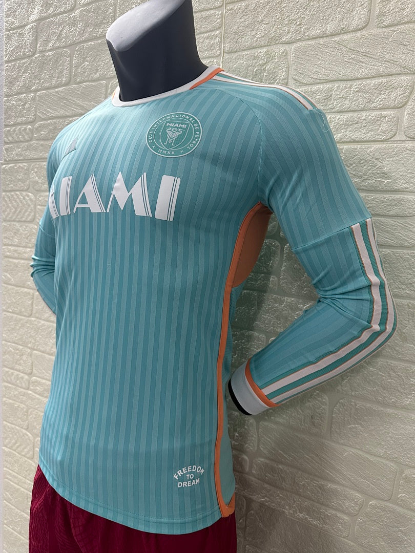Inter Miami 24/25 Third Long Sleeve Football Shirt