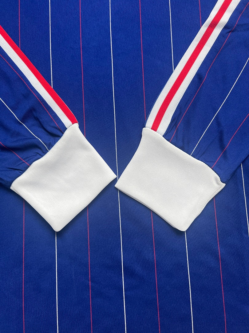 France 80/82 Home Long Sleeve Football Shirt