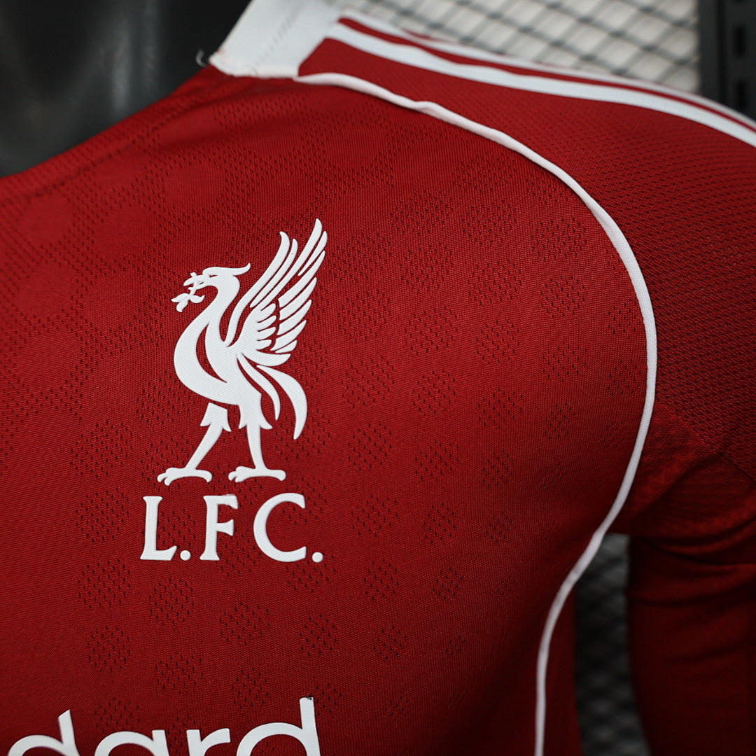 Liverpool 25/26 Home Long Sleeve Football Shirt