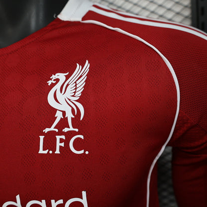 Liverpool 25/26 Home Long Sleeve Football Shirt