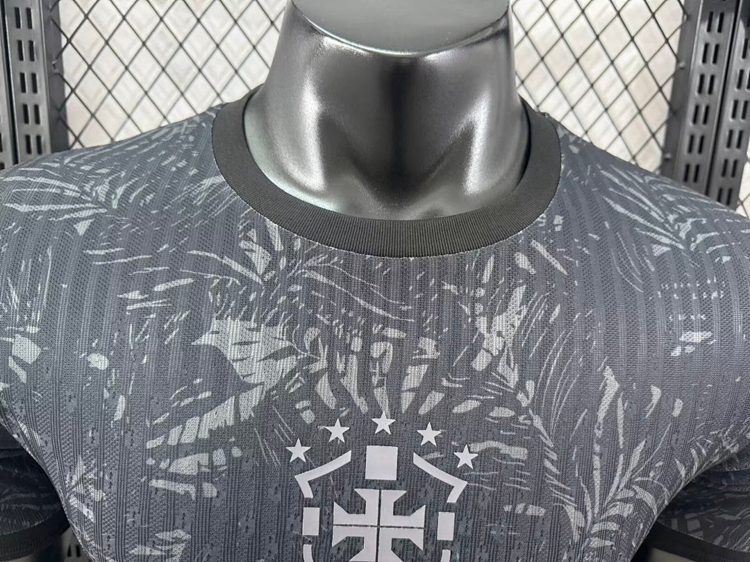 Brazil 24/25 Black/Grey Football Shirt