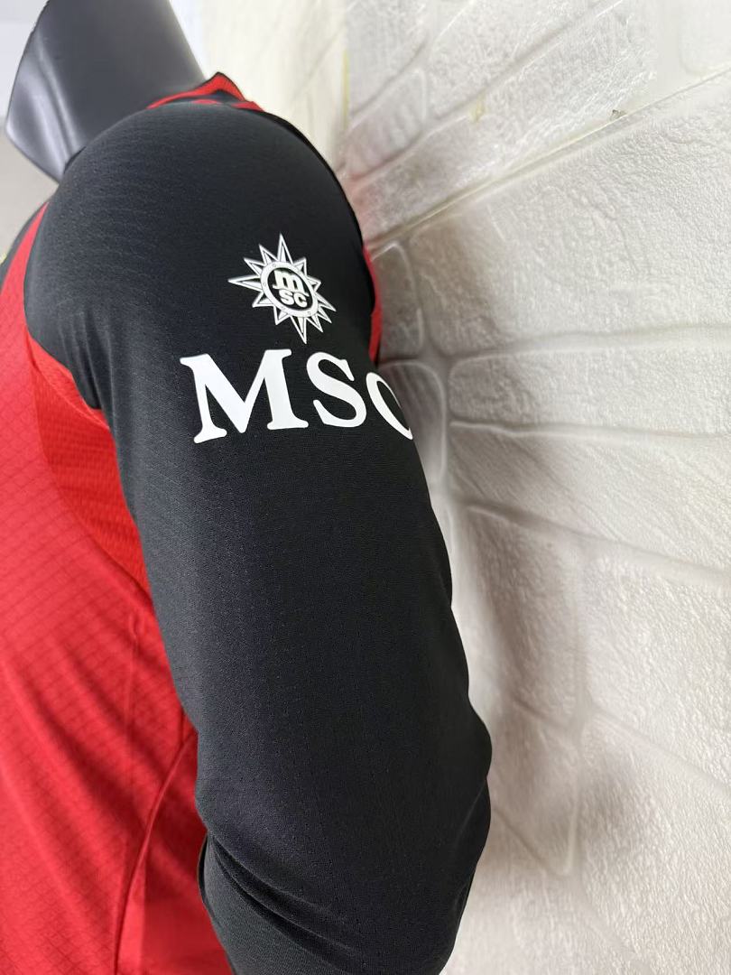 AC Milan 26/27 Home Long Sleeve Player Version Football Shirt