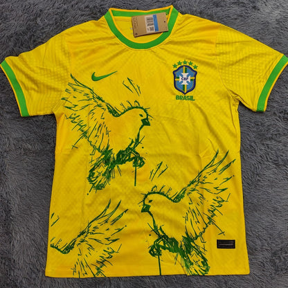 Brazil 23/24 Yellow Football Shirt